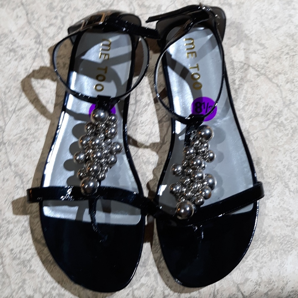 Me Too Beaded Thong Sandal Flats Flip Flops